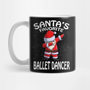 Santas Favorite Ballet Dancer Christmas Mug